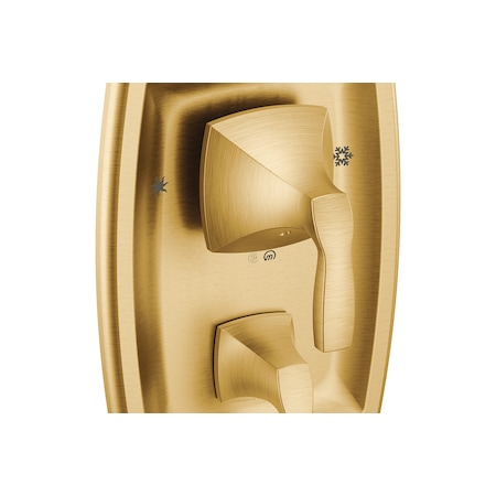 Moen Posi-Temp(R) With Diverter Tub/Shower Valve Only Brushed Gold T2690BG